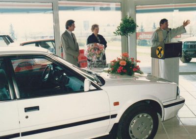 1988 Johann Katzlberger bei der Eröffnung in Tumeltsham