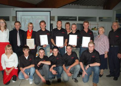 2008 Autohaus Katzlberber Team - Gewinner des NSSW Awards (Nissan Sales and Service Way)