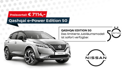 Der neue Nissan Qashqai e-Power Edition 50