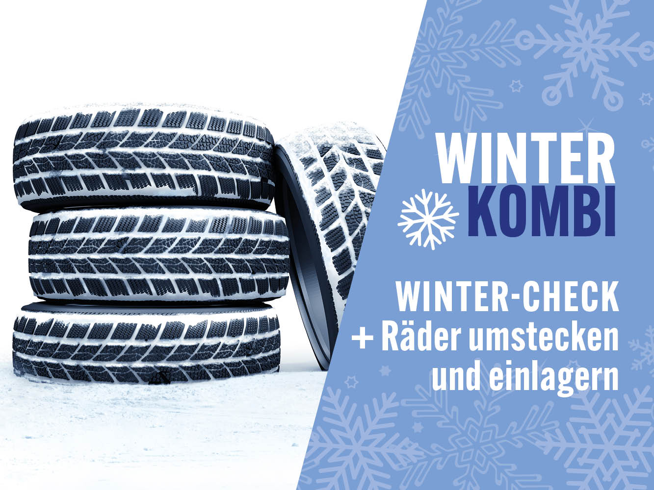 KOMBI - Wintercheck mit Räder umstecken und einlagern